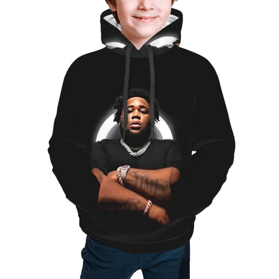 Rod Wave Rap Youth Sweatshirt Hoodies Fashion Teen Hooded Hoody Pullover Clothes With Pocket For Boys Girls Clothing