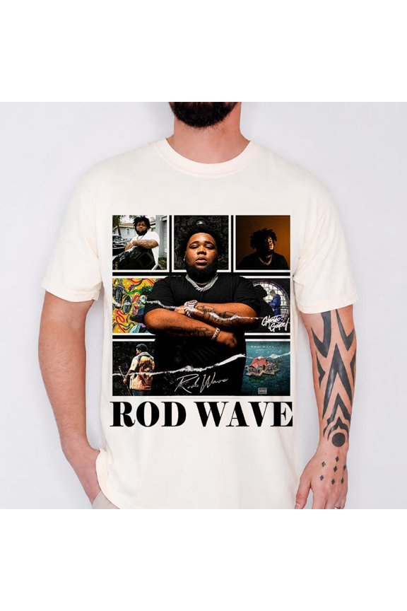Rod Wave Rapper T-Shirt, Hip Hop Concert Tee, Rod Wave Tour, Rap Fan Gift