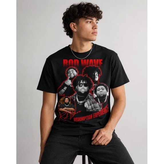 Rod Wave Shirt, Redemption Experience Graphic Tee, Vintage Rap Music T-shirt