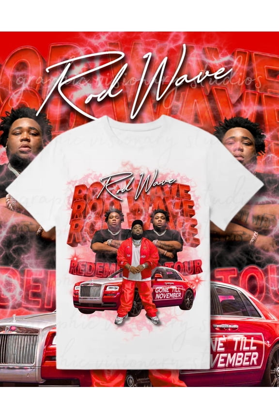 Rod Wave Shirt, Redemption Tour Tee, Hip Hop Graphic T-Shirt