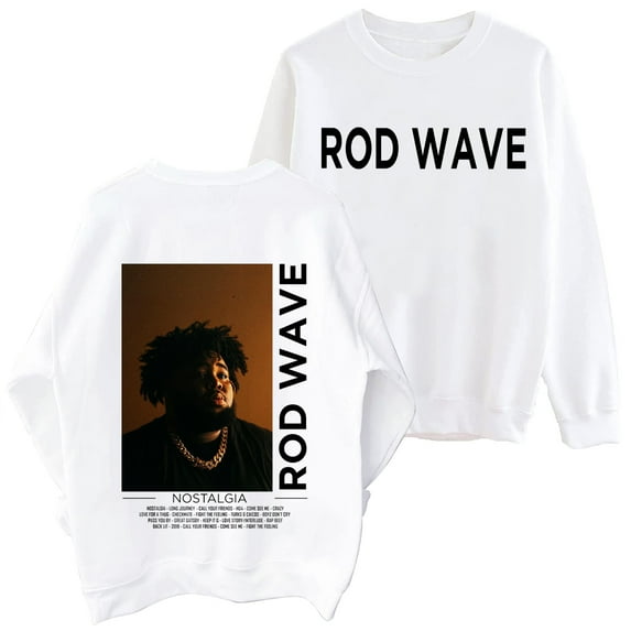 Rod Wave Sweatshirt Man Woman Harajuku Hip Hop Music Round Neck Long Sleeve Oversized Hoodie Fans Gift
