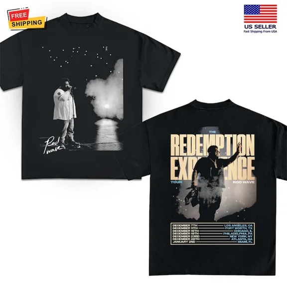 Rod Wave The Redemption Experience Tour 2025 T-shirt
