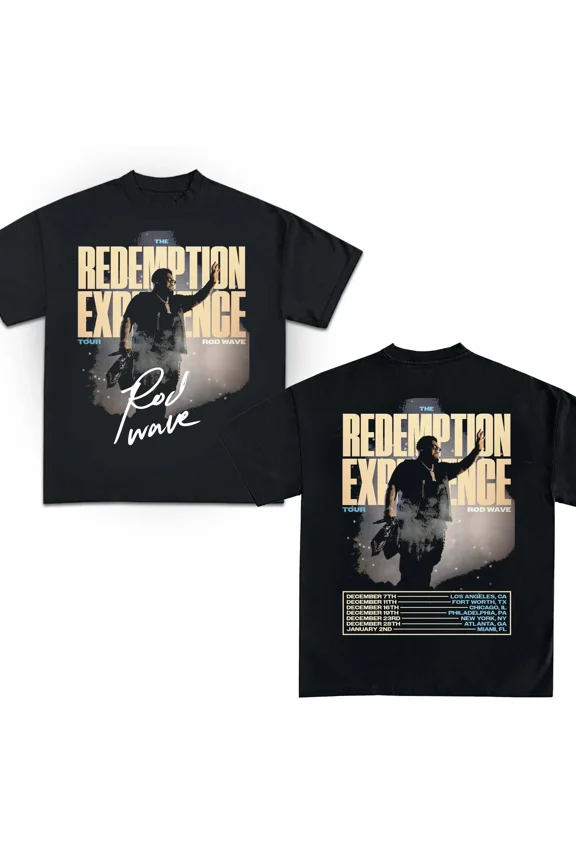 Rod Wave the Redemption Experience Tour 2025 T-shirt