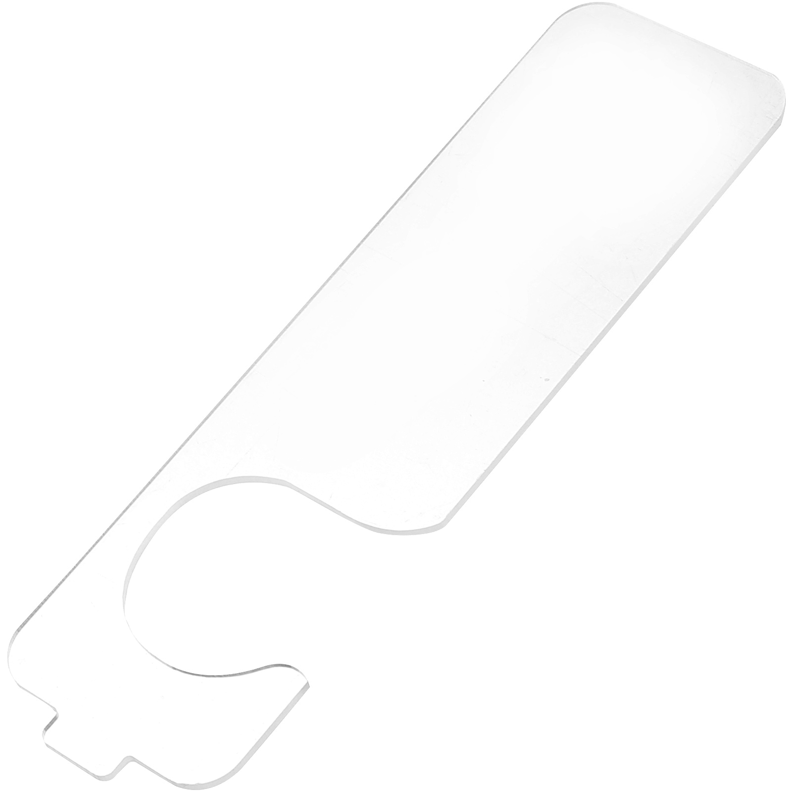 Rod for Closet Transparent Acrylic Clothes Hanger Labels Size Divider