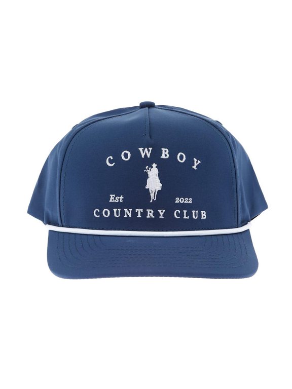 Cowboy Country Club Blue Horse Rope Cap