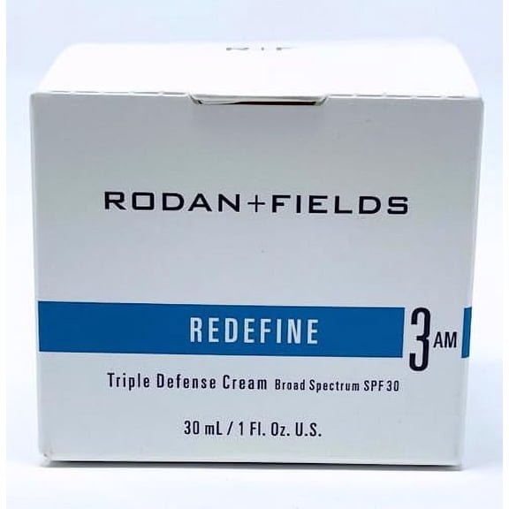 Rodan And  Fields REDEFINE Step 3 Triple Defense AM Cream SPF 30 1 Fl Oz. NEW