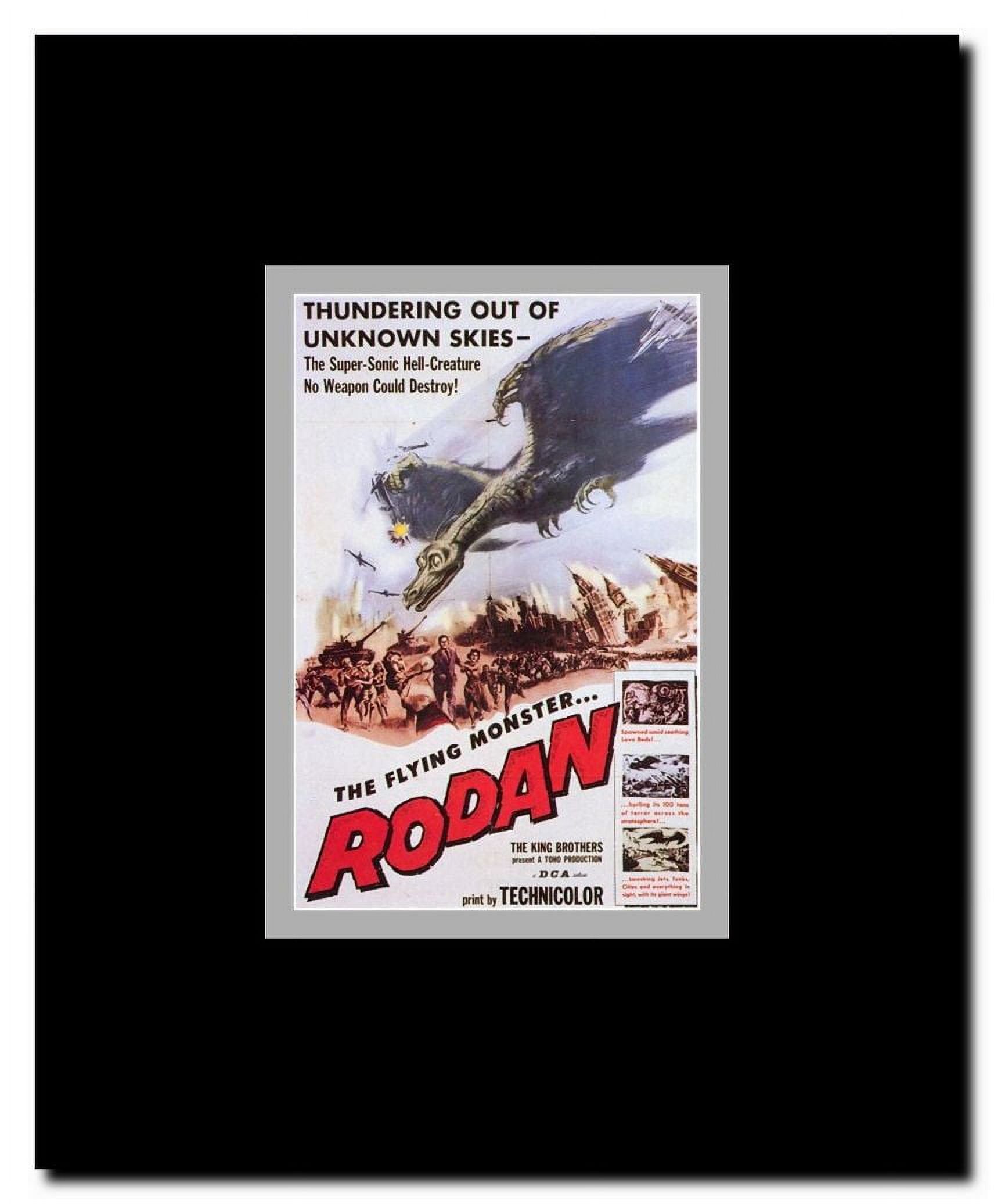 Rodan Framed Movie Poster