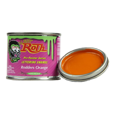 Rodder's Orange Lettering Enamel