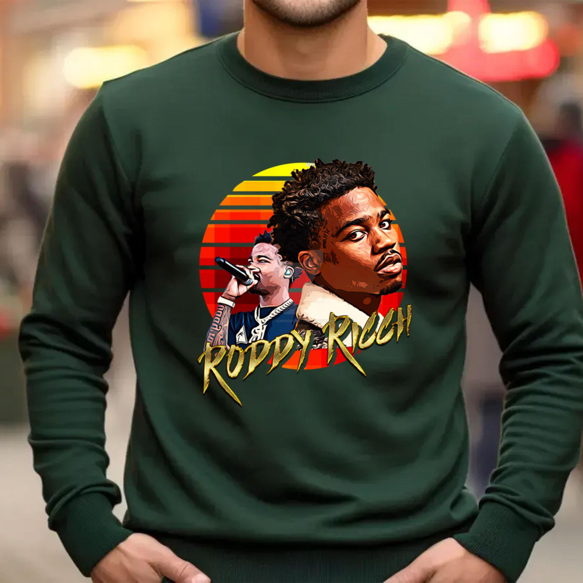 Graphic Hoodie wedgie Roddy Ricch