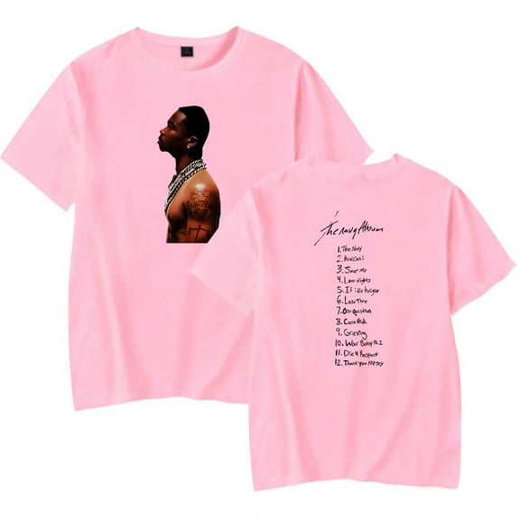 Roddy Ricch The Navy Album Merch T-shirt Fashion New Classic Short Sleeve Unisex Trend Clothing