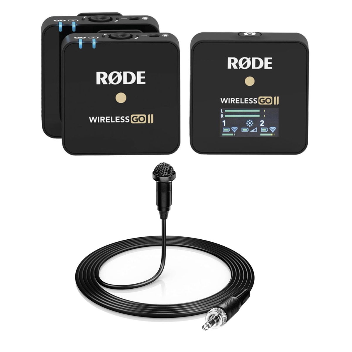 Rode Wireless GO II Compact Microphone System with 2x Transmitters 