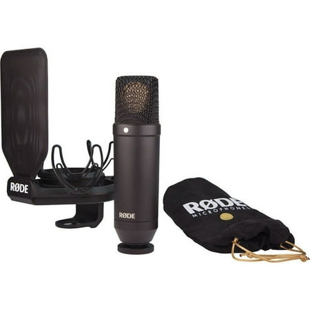 R��DE NT1 - Microphone - matte black - with SMR shock mount