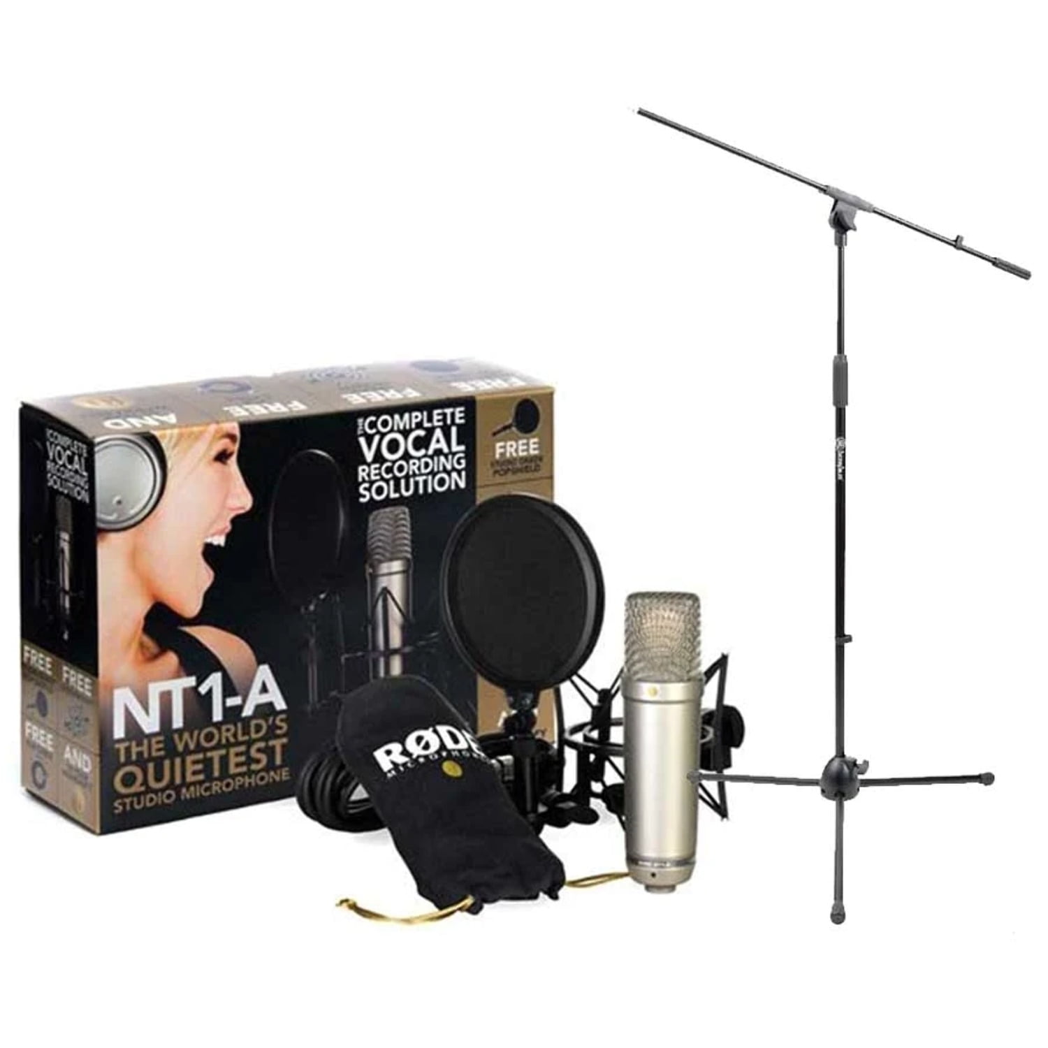 Rode NT1A – Paquete de micrófono condensador vocal de aniversario