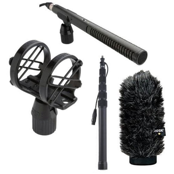 Rode NTG-2 Videographer Kit 2: NTG-2, 79CC, SM4, and WS6
