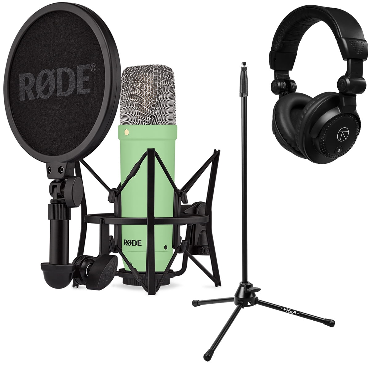 Rode Signature Series NT1 Cardioid Condenser Studio Microphone, Green ...