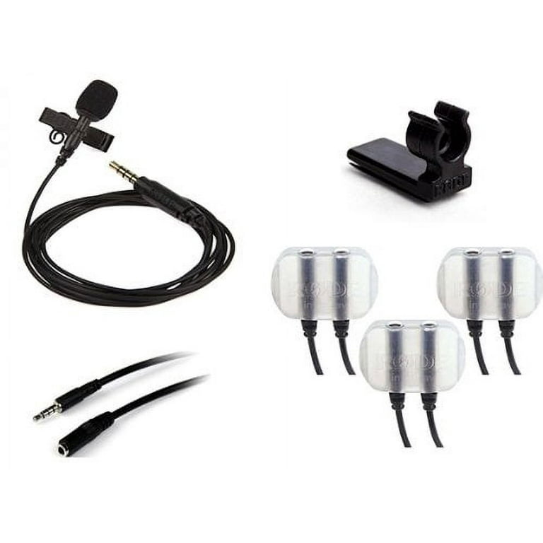 Rode Smartlav with Invisilav (3-pack), Vampire Clip and Extension Cable 