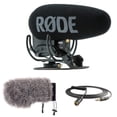 thumbnail image 1 of Rode VideoMic Pro + Plus On-Camera Shotgun Microphone with Windbuster for Rode VideoMic Pro & Mini Male to Stereo Mini Female Cable, 1 of 4