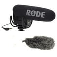 thumbnail image 1 of Rode VideoMic Pro with Rycote Lyre Shockmount & Rode DeadCat VMPR Artificial Fur Wind Shield Bundle, 1 of 1
