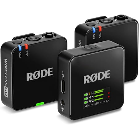 RØDE - WIRELESS GO (GEN 3) Compact Wireless Microphone System - Black
