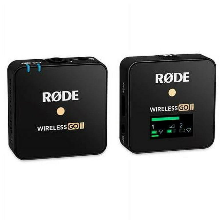 Rode Wireless GO II Single Compact Digital 2.4 GHz Mic System/Recorder  (Black) 