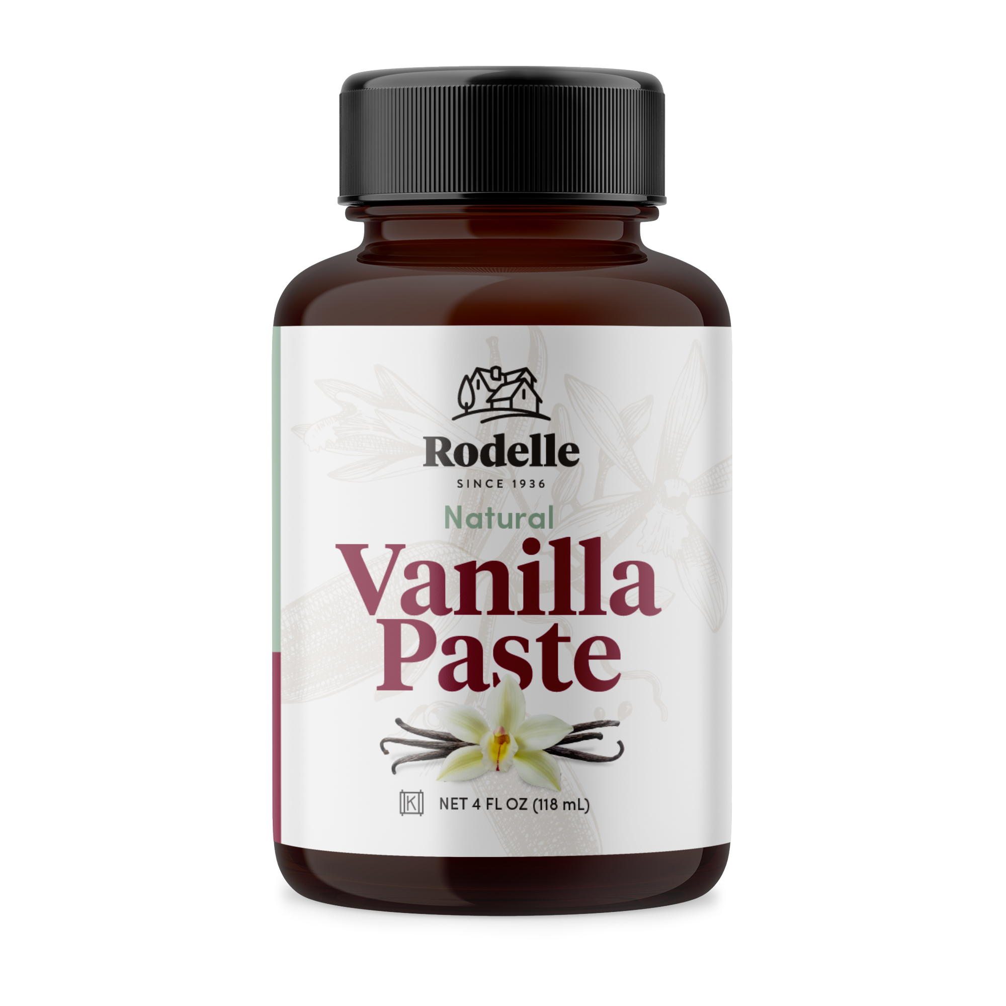 Rodelle All Natural Vanilla Paste, 4 fl oz, Baking Extract - image 1 of 8