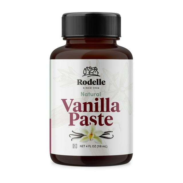 Rodelle All Natural Vanilla Paste, 4 fl oz, Baking Extract