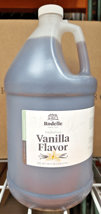 Rodelle Imitation Vanilla Flavor Bundle 128fl oz 3.78L (Single Jug)