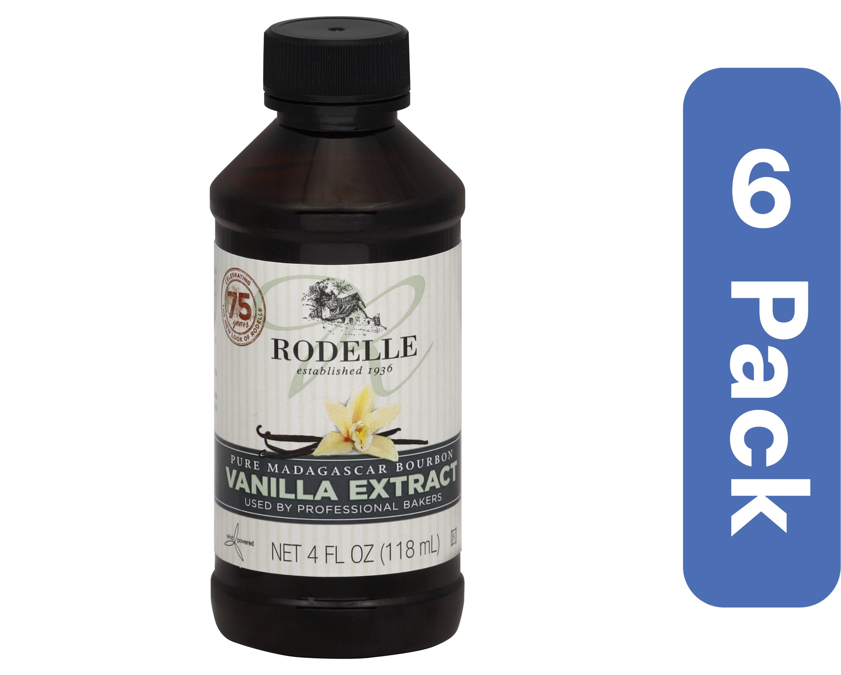 Rodelle Pure Vanilla Extract 4 oz (Pack Of 6)