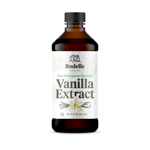 Rodelle Pure Vanilla Extract, 8 fl oz, Baking Extracts