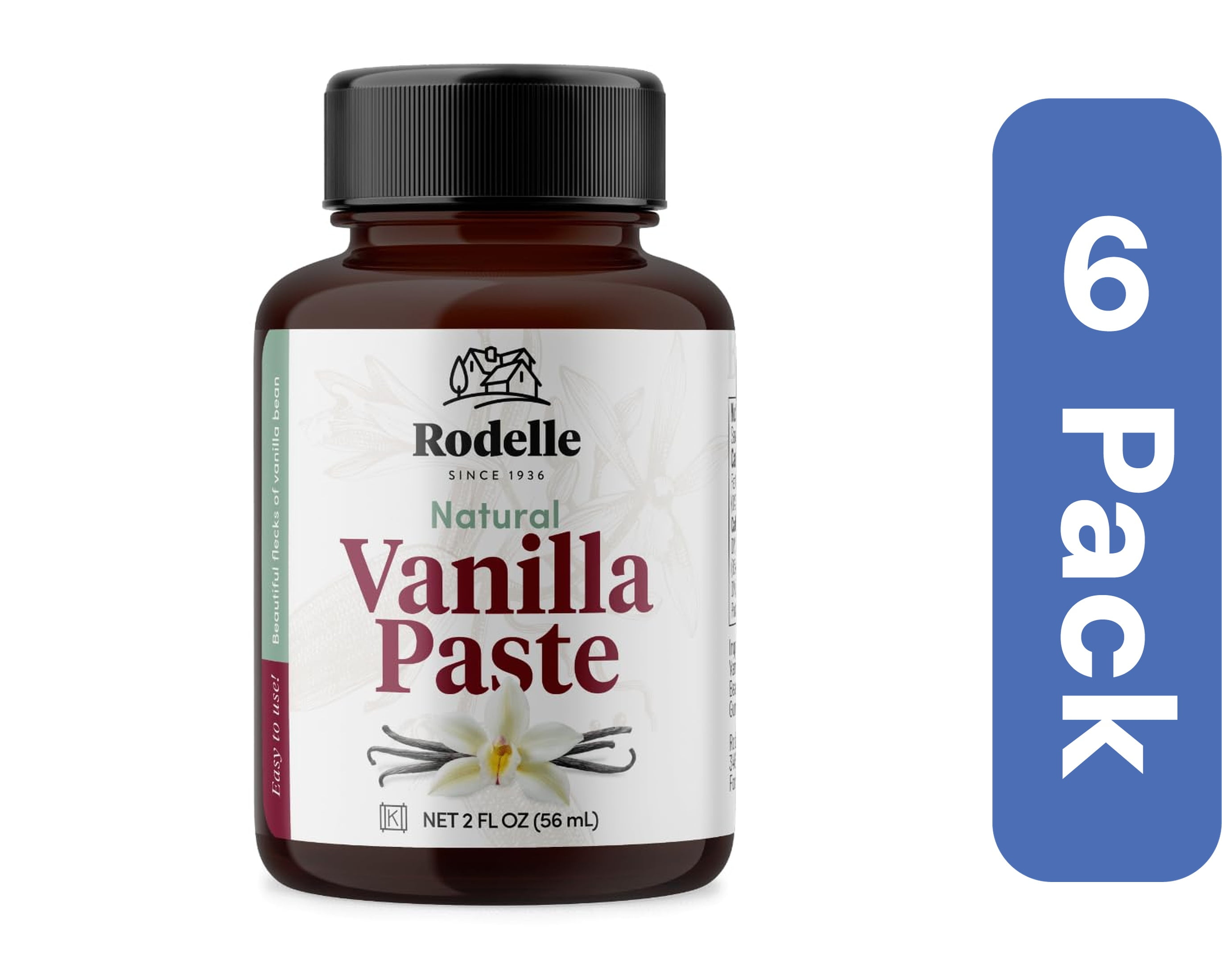 Rodelle Vanilla Paste 2 oz (Pack Of 6)