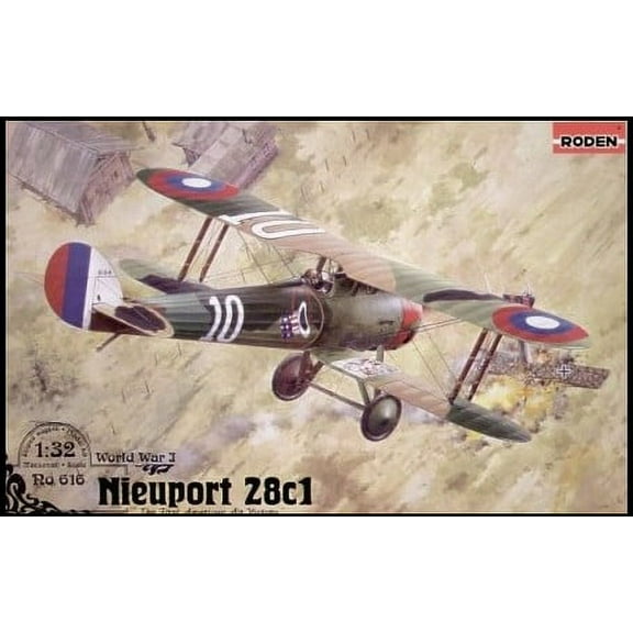 Roden 616Model Kit Nieuport 28 c.1