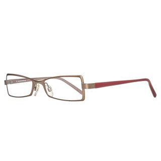 Rodenstock R5204A Rectangle Eyeglasses Women Brown Frames RODENSTOCK Eyeglasses Frame R5204 50-15-135 Clear Havana  main image 2