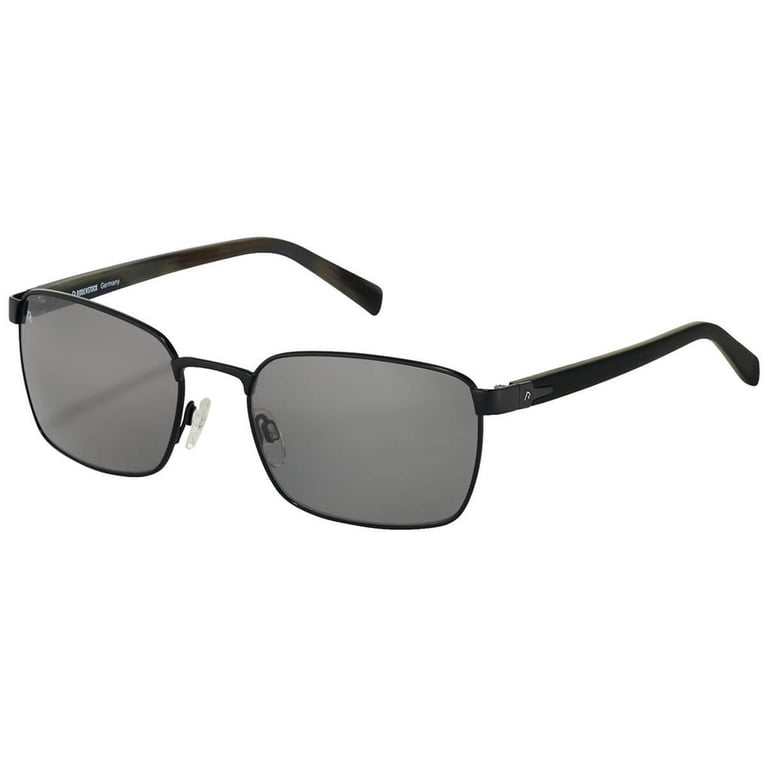 Rodenstock R1417 A Men's Rectangular Frame Black Lenses Sunglasses Rodenstock R1417 A Men's Rectangular Frame Black Lenses Sunglasses