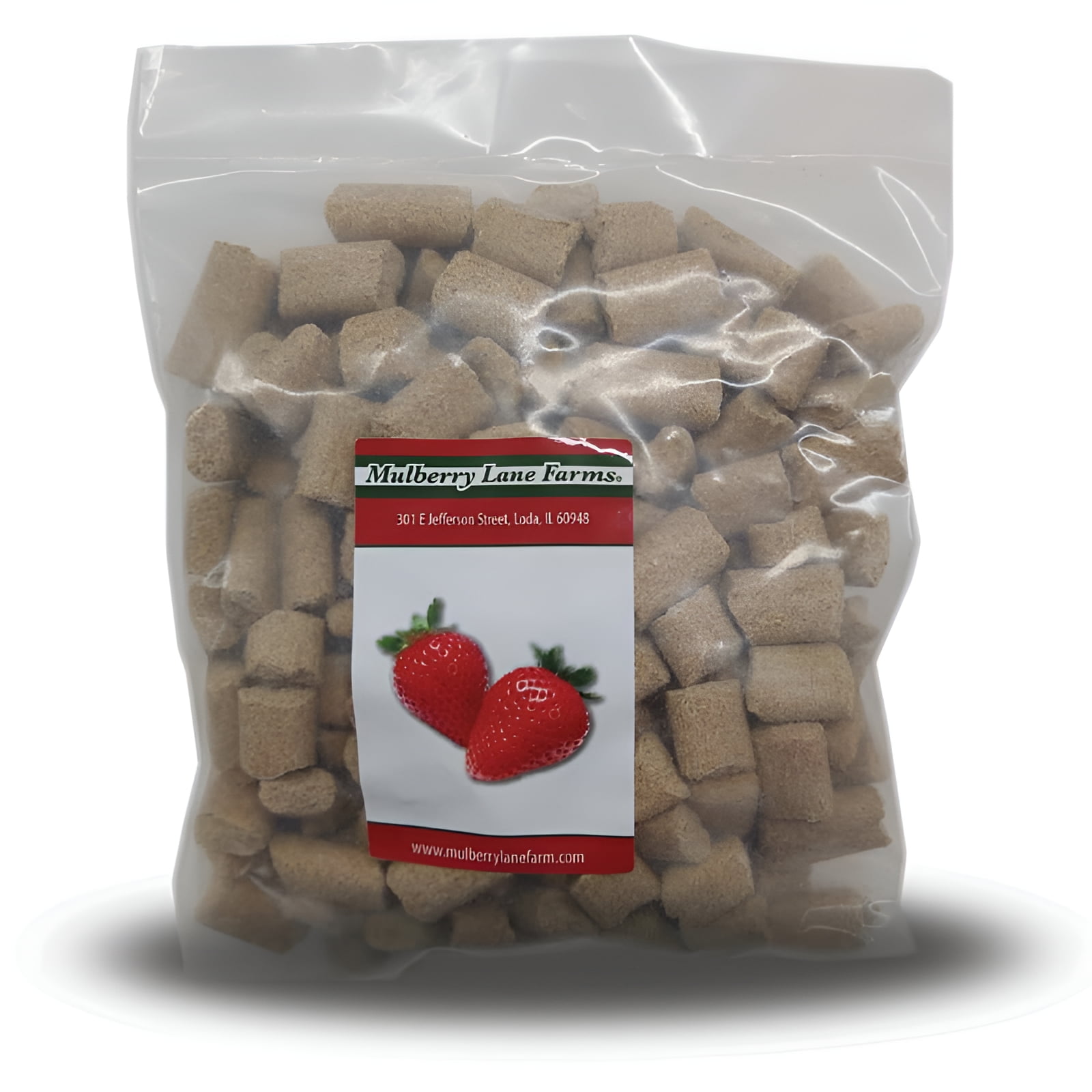 Rodent Pet Food 2 Pounds (Two lbs) Complete Diet Mice Rats Gerbils Guinea Pigs Hamsters Squirrels, Blocks, No Dust, by Mulberry Lane Farms