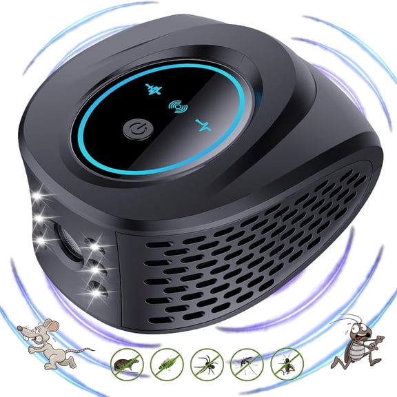 Rodent Repelent Rodent Repelent Ultrasonic Plug in with 4 Modes Rat Spider Repelent for Attic House Garage Basement Warehouse