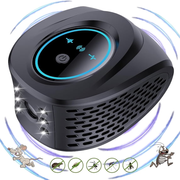 Rodent Repelent Rodent Repelent Ultrasonic Plug in with 4 Modes Rat Spider Repelent for Attic House Garage Basement Warehouse