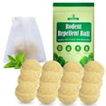 Rodent Rodent Repellent, 12Pcs Peppermint Oil Moth Balls for Rat Mouse