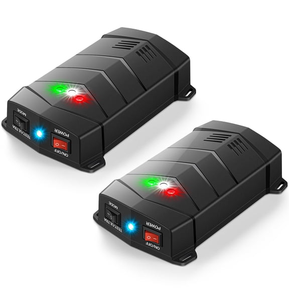 Rodent Repellent for Car Engines, Mouse Repellent Ultrasonic Rodent Repeller, Variable Frequency Ultrasonic&LED Strobe Lights, Keep Mice Away from Car Engines, Indoors, Outdoors, Rooms (2-Pack)