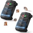 thumbnail image 1 of Rodent Repellent for Car Engines, Pest Mouse Bat Squirrel Repellent, Variable Frequency Ultrasonic&LED Strobe Lights, Keep Mice Away from Vehicle Indoor Outdoor Room(2-Pack), 1 of 7