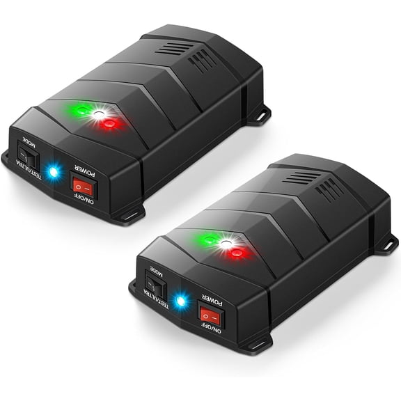 Rodent Repellent for Car Engines, Repellent Ultrasonic Rodent Repeller, Variable Frequency Ultrasonic&LED Strobe Lights, Keep Mice Away from Car Engines, Indoors, Outdoors, Rooms (2-Pack)