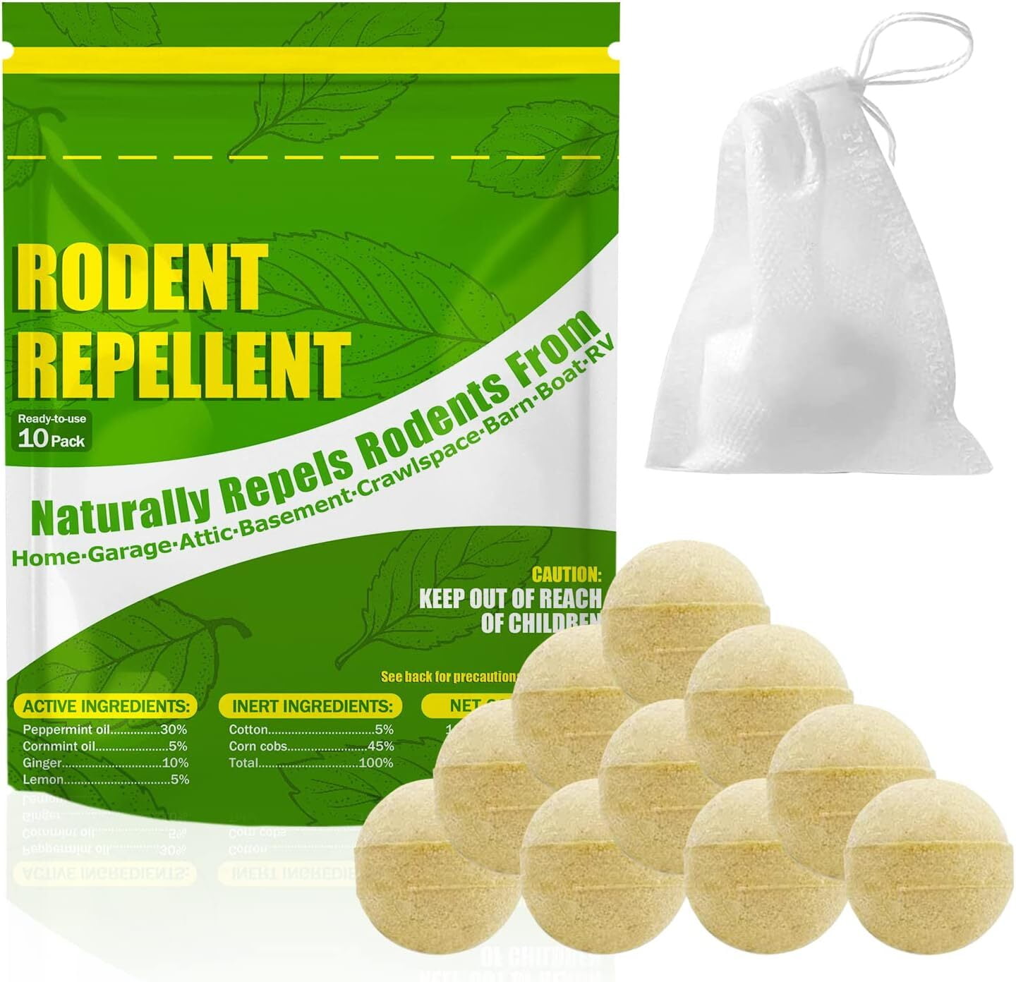 Rodent Repellent, Mice Repellents, Rat Repellent for House, Mouse Repellent, RV Rodent Repellant