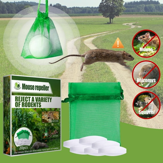 Rodent Repellent Pack Rodenticide Gardening Home Car Engine Mouse Squirrel Rodent Repellent