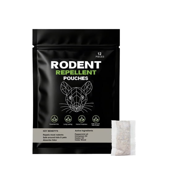 Rodent Repellent Pouches, Natural Peppermint Oil Mouse Repellent ...