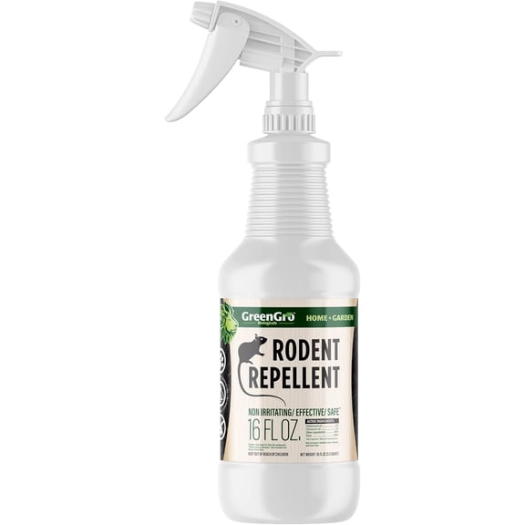Rodent Repellent Spray - Organic Cedar & Cinnamon Oil for Pest Control/Mice, Rat, Vole & Squirrel Repellent/Non-Toxic/Safe for Pets/Use for Home, Garden, Garage, RVs (16oz)