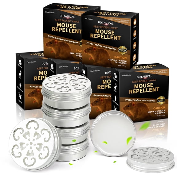 Rodent Repellent for Car Engines,6 Pack Mouse Repellent Peppermint Oil - Keep Mice Out of Car,Garage & Home, Safe for Humans and Pets