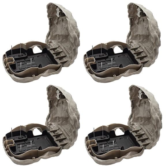 Rodent Rock 2G Bait Station Discreet, Tamper-Resistant Rodent Control Durable Outdoor Bait Station with Natural Rock Appearance