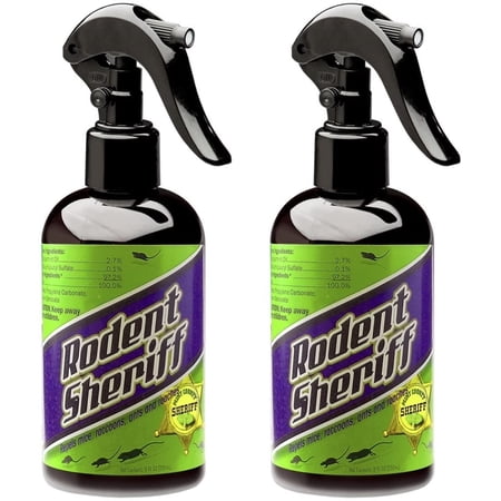 Rodent Sheriff Pest Control - Ultra-Pure Peppermint Spray - Repels Mice, Raccoons, Ants, and More - Made in USA (2)