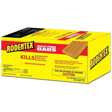 Farnam Rodentex Multi-Feed Bars, 4 lbs,1 Pound (Pack of 4)