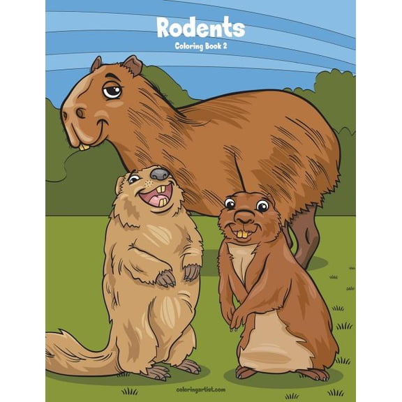 Rodents Rodents Coloring Book 2, Book 2, (Paperback)