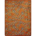 thumbnail image 1 of Joy Carpets Kaleidoscope Rodeo 3'10" x 5'4" Area Rug in Color Rust, 1 of 3
